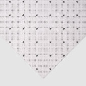 Elegant Black White Small Stippen Patroon Tissuepapier (Detail)