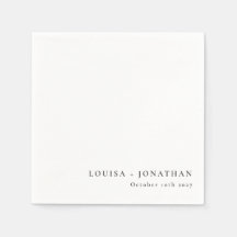 Elegant Black White Trendy Minimal Custom