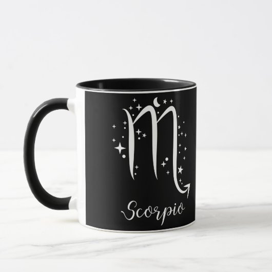 Elegant Black Zodiac sign Mok (Links)