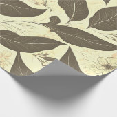 Elegant blad luxe inpakpapier (Hoek)