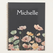Elegant blad rustieke botanische aquarel planner (Voorkant)