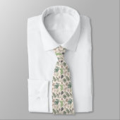 Elegant bladeren en noten | Necktie Stropdas (Gebonden)