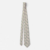Elegant bladeren en noten | Necktie Stropdas (Achterkant)