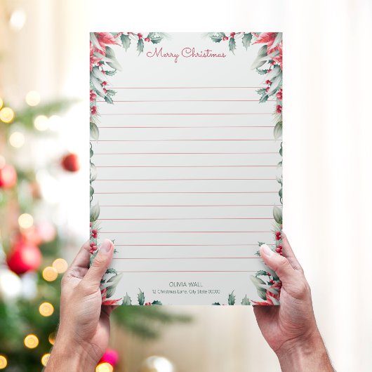 Elegant Bladgroen Kerstpapier