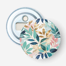 Elegant bladpatroon botanische chic