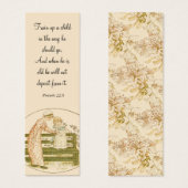 Elegant  Bladwijzer met bijbelversie Mini Visitekaartjes (Voorkant /achterkant)