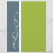 Elegant blanco flyer achtergrond (Voorkant)