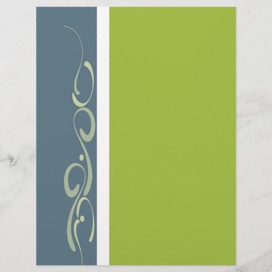 Elegant blanco flyer achtergrond (Voorkant)