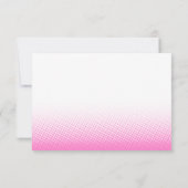 Elegant Blank All Occasion Custom Name Pink White Notitiekaartje (Achterkant)