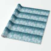 Elegant blauw Abstract: mooie achtergrond Cadeaupapier (Uitgerold)