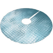 Elegant blauw Abstract: mooie achtergrond Kerstboom Rok (Gekanteld)