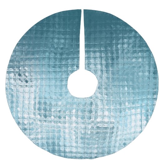 Elegant blauw Abstract: mooie achtergrond Kerstboom Rok (Voorkant)
