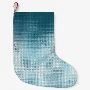Elegant blauw Abstract: mooie achtergrond Kleine Kerstsok