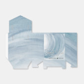 Elegant blauw Afstuderen Dank u Bedankdoosjes (Uitgevouwen)