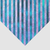 Elegant blauw aqua strees kerstfeestdagen tissuepapier (Detail)