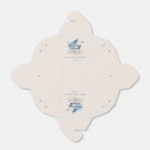 Elegant Blauw Baby Carriage Baby shower Bedankdoosjes (Uitgevouwen)