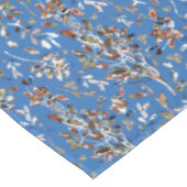 Elegant blauw blad bessen botanisch patroon tafelkleed (Gekanteld)