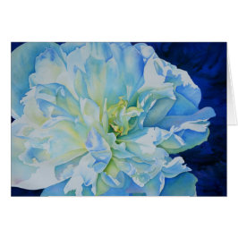 Elegant blauw blauwgroen bloemen waterverf
