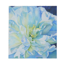 Elegant blauw blauwgroen bloemen waterverf