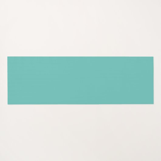 Elegant blauw blauwgroen waterpatroon oceaanmeergo yogamat (Achterkant (horizontaal))