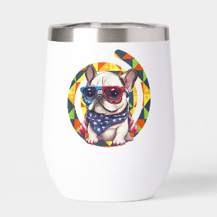 Elegant Blauw Bloemen Patroon Keramisch