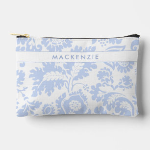 Elegant Blauw Bloemmotief Botanisch Etui