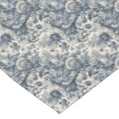 Elegant  blauw bloemmotief, toile fleurie tafelkleed (Gekanteld)