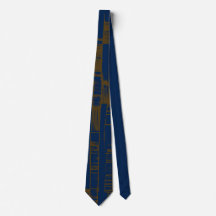Elegant blauw & bruin abstract patroon