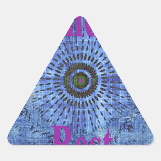 Elegant Blauw denim motief vector print patroon ku Sticker (Voorkant)