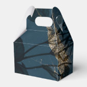 Elegant Blauw en Goud Bedankdoosjes (Achterkant)