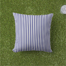 Elegant Blauw En Wit Strepenpatroon