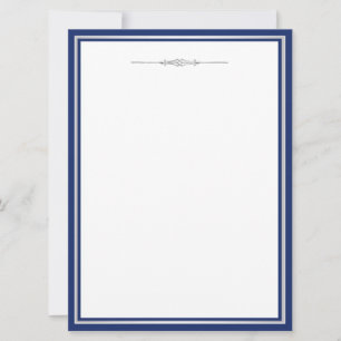 Elegant Blauw en Zilver