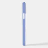 Elegant Blauw Geborsteld Metaal Naam iPhone Hoesje (Rechterkant)