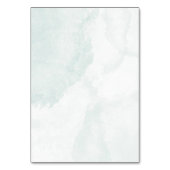 Elegant blauw Gepersonaliseerd bruiloft Kaart (Achterkant)