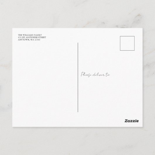 Elegant Blauw Goud Afstudeerfeest Uitnodiging (Achterkant)