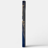 Elegant Blauw Goud Zon Maan Mandala Case-Mate iPhone Case (Achterkant / Links)