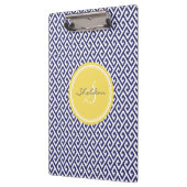 Elegant blauw Grieks zeer belangrijk geometrisch Klembord (Links)