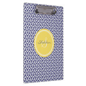 Elegant blauw Grieks zeer belangrijk geometrisch Klembord (Rechts)