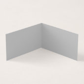 Elegant blauw grijs minimalistisch design visitekaartje (Binnen)