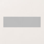 Elegant blauw grijs minimalistisch design visitekaartje (Binnenkant ongevouwen)