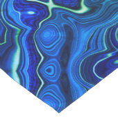 Elegant blauw groen esthetisch geode geïnspireerd  korte tafelloper (Hoek)