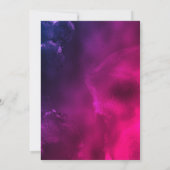 Elegant blauw groen faux Glitter Kerstmis Kaart (Achterkant)