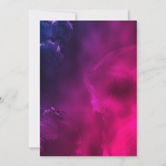 Elegant blauw groen faux Glitter Kerstmis Kaart (Achterkant)