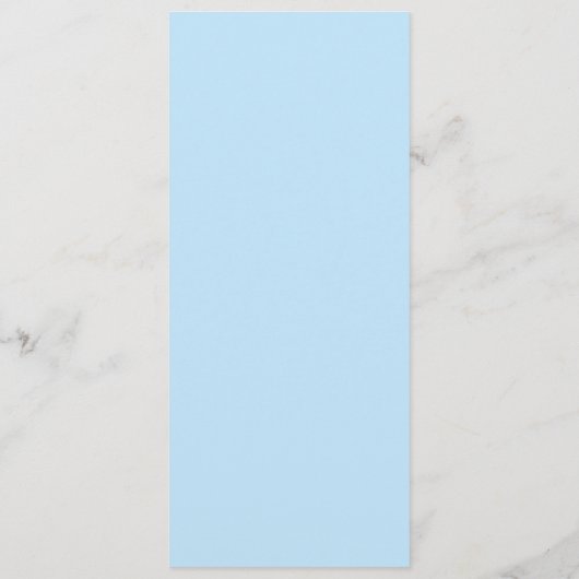 Elegant Blauw Hydrangea Bruiloft Programmakaart (Achterkant)