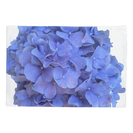 Elegant blauw Hydrangeas paarse bloemen Kussensloop (Achterkant-Links)