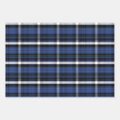 Elegant blauw kerstschildpad inpakpapier vel (Voorkant 2)