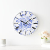 Elegant  Blauw-Klokje Grote Klok (Huis)