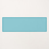 Elegant Blauw Lotus Bloem Zen Yoga Namaste Yogamat (Achterkant (horizontaal))