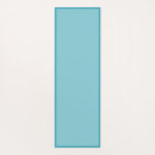 Elegant Blauw Lotus Bloem Zen Yoga Namaste Yogamat (Achterkant)