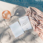 Elegant  Blauw Maid of Honor Voorstel Kaart